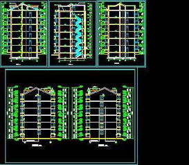房地產(chǎn)開(kāi)發(fā)中的住宅樓施工圖及戶型平面圖資源概述